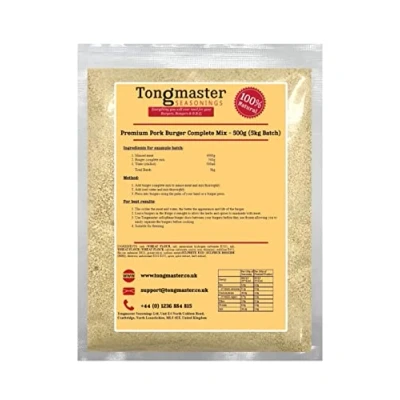 Image of Premium Pork Burger Complete Mix 500g (5kg Batch)
