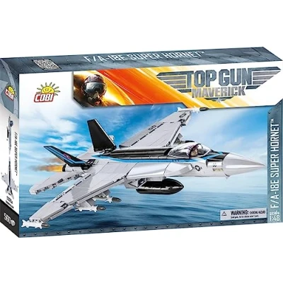Image of COBI 5805 F/A 18E Super Hornet Top Gun Building Blocks, Silver
