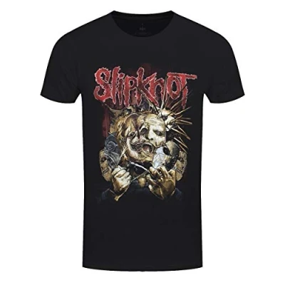 Image of Band Monkey Slipknot Unisex T Shirt Torn Apart (Back Print)