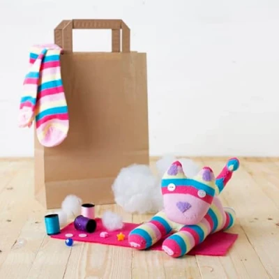 Image of Sock Kitty Craft Kit Sew your own Cat!