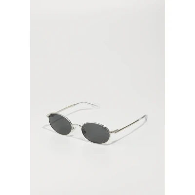 Image of Swarovski Woman SK7033 400187 Sunglasses Metal Silver Grey Round Normal