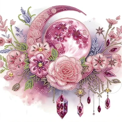 Image of Fiorky 5D Special Shape Diamond Art Kits for Beginners, Painting Adults Flower Grass, DIY Partial Shaped Drill Kit Grass Decoration