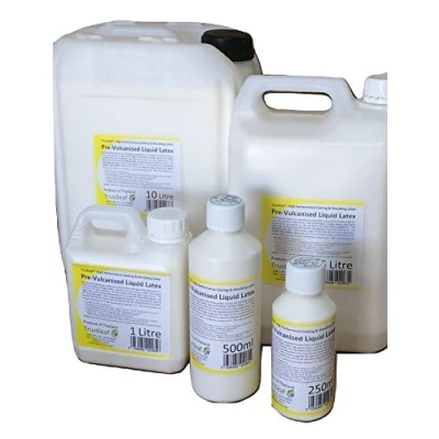 Image of &quot;Trustleaf 2 Litre (2x1L) Prevulcanised Liquid Latex Dipping Rubber Mold, Mould Making/Masks/Casts/SFX&quot;