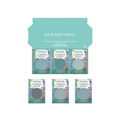 Image of Rust Oleum Garden Paint in Satin Finish Ocean Blues Tester Box