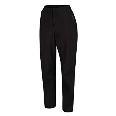 Image of Regatta Womens Surpantalon Technique Femme Highton Stretch Overpants, Black, 12 EU