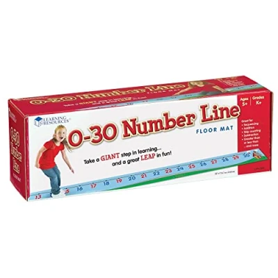 Image of Learning Resources 0 30 Number Line Floor Mat