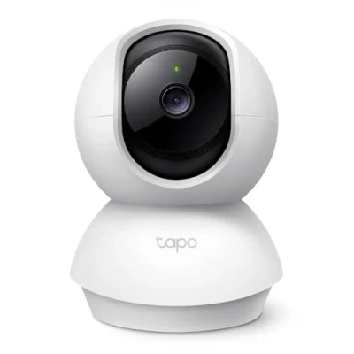 Image of TP Link Tapo C200 WLAN IP Kamera Überwachungskamera (Linsenschwenkung und Neigung, 1080p Auflösung, 2 Wege Audio, Nachtsicht zu 9m, bis 128 GB lokaler Speicher auf SIM Karte) Weiß