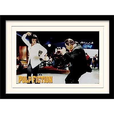 Image of Pulp Fiction MP10774P PL Dance 30x40 cm Mounted &amp; Framed