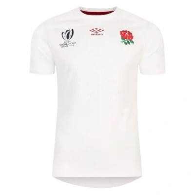 Image of Umbro Kids England Rugby Home Shirt RWC2023 White 13 Years