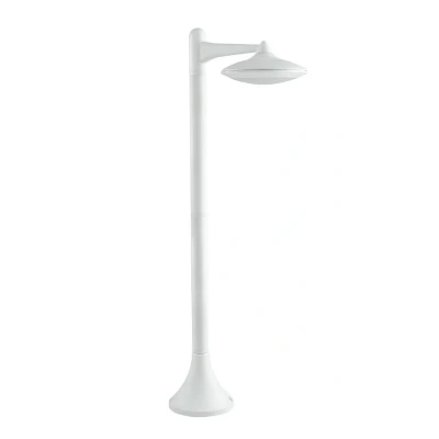 Image of ALYSON Outdoor 91cm LED Bollard White, IP44 800lm 4000K 91x28cm