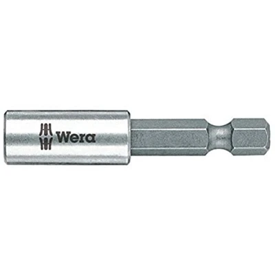 Image of Wera 05160976001 1/4 x 50 mm 899/4/1 S Universal Bit Holder with Magnet Silver