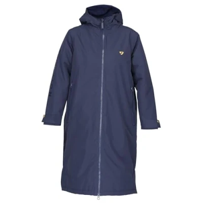 Image of Shires Aubrion Core Childrens All Weather Robe Navy Blue 11 14 Years