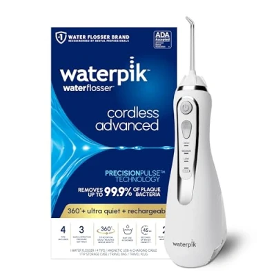 Image of Waterpik WP 580C Cordless Advanced Water Flosser, White