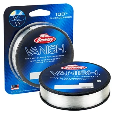 Image of Berkley Vanish®, Clear, 12lb 5.4kg, 250yd 228m Fluorocarbon Fishing Line, Suitable for Saltwater and Freshwater Environments