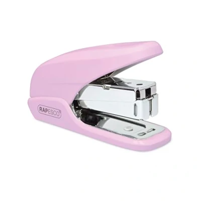 Image of Rapesco 1337 X5 Mini Less Effort Stapler, Candy Pink