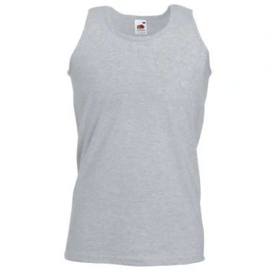 Image of Fruit of the Loom Valueweight 61 098 0 Men’s Athletic Vest, Tank Top Grey Large