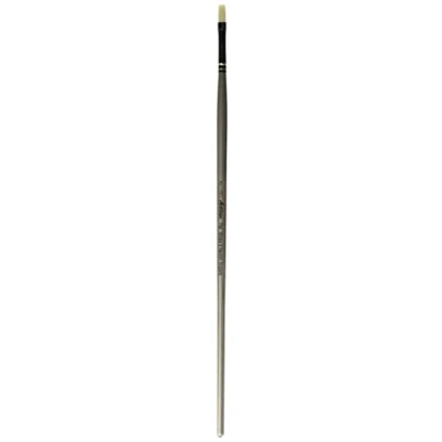 Image of Winsor &amp; Newton Size 3 Artisan Water Mixable Oil Colour Long Handle Flat Brush