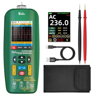Image of BSIDE O1 Digital Multimeter with Oscilloscope TRMS 10Mhz Data Save Auto Calibration Handheld Automotive Rechargeable for Car DIY AUDIO