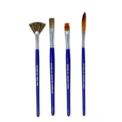 Image of Studio 22 Watercolour Effects Paint Brush Set of 4
