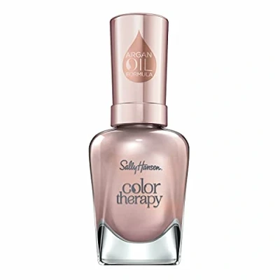 Image of Sally Hansen Colour Therapy Nail Polish with Argan Oil, 200 Powder Room, 14.7 ml