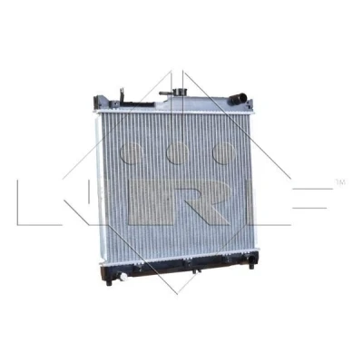 Image of 1770080A00, 1770080A20, 1770080A30, 1770081A00 Engine radiator NRF 53930 Aluminium 448mm 375mm 26mm Brazed cooling fins SUZUKI: Jimny Off Road