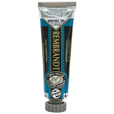 Image of Rembrandt 15ml Artists Oil Colour Turquoise blue Series 3