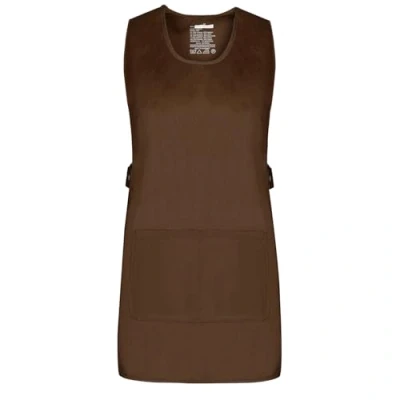 Image of MISEMIYA APRON CLEANING WORK UNIFORM CLINIC HOSPITAL VETERINARY SANITATION HOSTELRY Ref.868 Large, Brown