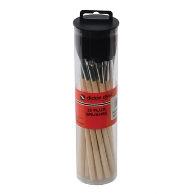 Image of Dickie Dyer Flux Brushes 25pk Wooden Handle