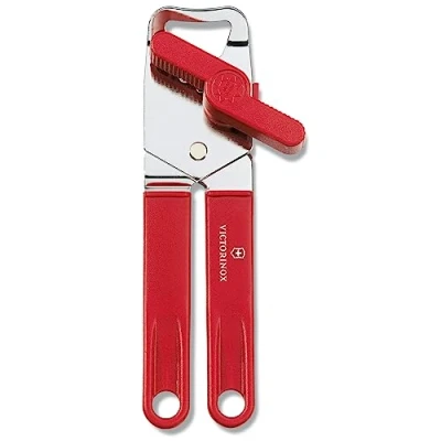 Image of Victorinox Universal Can Opener, With Bottle Safe Handling, Robust Plastic Handle, Swiss Made