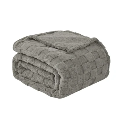 Image of Good Nite Throw Blanket Flannel Fluffy Versatile Soft for bed Sofas Couch Bedroom and Offices (Grey 200x150 cm)