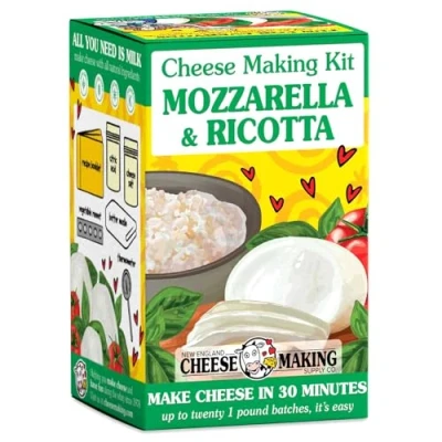 Image of New England Cheesemaking Supply 30 mins Mozzarella and Ricotta Kit