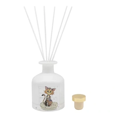 Image of L &amp; P Home Gifts Kimba Kitten Diffuser For Women Men Designed By Bug Art Lovely Diffusers Fragrance Calm Mind Ideal Reed Every Occasion