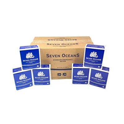 Image of Seven Oceans 2 Month Survival Food Pack 24 x 500 g Long Life Biscuit Rations
