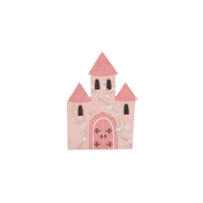 Image of Hootyballoo 16 Pack Princess Castle Paper Napkins Children&#039;s Partyware HBLP108