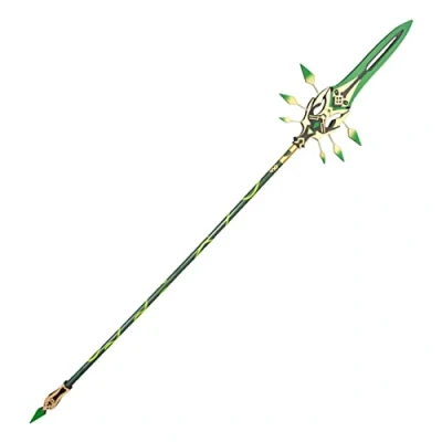Image of 嘉信誉 Genshin Impact COSPLAY Prop PVC Can be disassembled and assembled 180cm Primordial Jade Winged Spear Xiao(Size:200cm)
