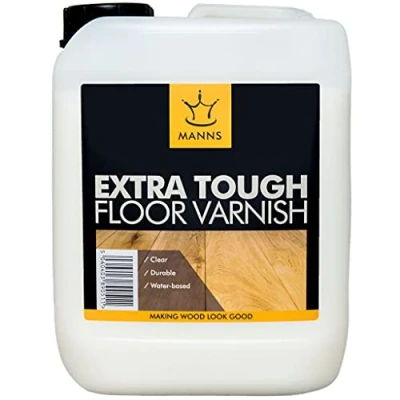 Image of Manns Extra Tough Floor Varnish 1L Matt Superior Durability Water Based with Antibacterial Properties