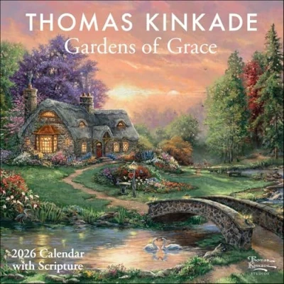 Image of Kinkade, Gardens Of Grace Scripture Calendar 2026