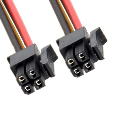 Image of xiwai ATX Power Cable for Molex Micro Fit Connector 4Pin Male to 4 pin 12V 60cm 20AWG Pitch=3.0mm