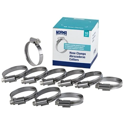 Image of NORMA 01266704041 000 0539 Hose Clamps, 32 mm 50 x 9 W4 (Pack of 10)