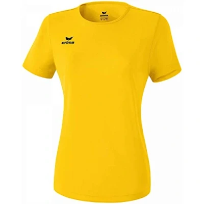 Image of Erima Women&#039;s Casual Basics Functional Teamsports T shirt Yellow, Size 34