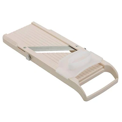 Image of Benriner Super Standard Madoline Slicer, with 4 Japanese Stainless Steel Blades, Almond
