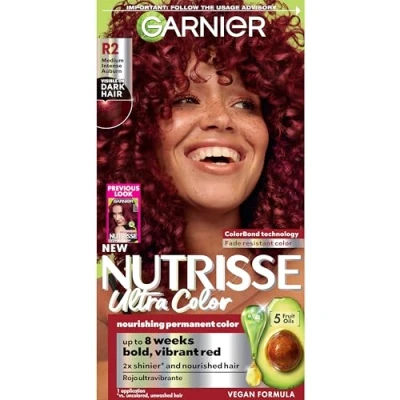Image of Garnier Nutrisse Ultra Color R2 Medium Intense Auburn 1 ea