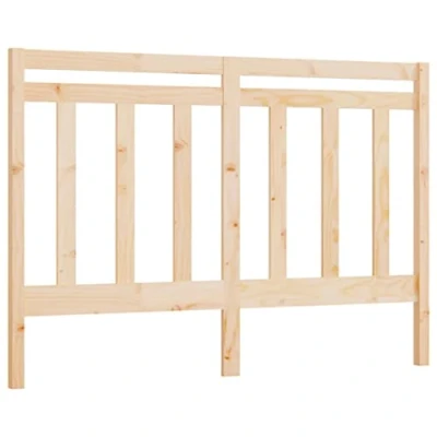 Image of vidaXL Bed Headboard Fashion forward Design, Solid Pinewood Construction, Easy to Assemble Structure, Suitable for Any Bedroom, Measures 126x4x100 cm