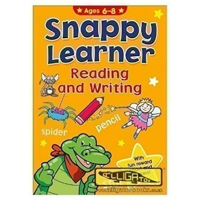 Image of Snappy Learner: Reading and Writing with fun reward chart &amp; stickers (teaching spelling helps child development)