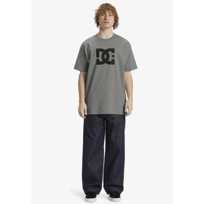 Image of DC Shoes STAR HSS Print Tshirt, Size: Medium, Heather grey