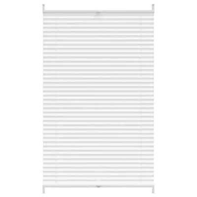 Image of vidaXL Plisse Blind 80x100cm White Pleated