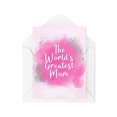 Image of Funny Novelty Greeting Cards The World&#039;s Greatest Mum Birthday Mother&#039;s Day Mummy Mother Joke CBH1204