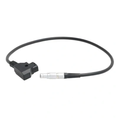 Image of HangTon High Flex D tap P to 0B 2 Pin Power Cable for Teradek Bolt Bond, Transvideo SmallHD 703 Monitor, Zacuto Viewfinder, Z CAM E2 F6 S6 Camera and EVF (Straight, 60cm)