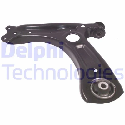 Image of 6R0407151, 6R0407151E Suspension Arm DELPHI TC2473 without ball joint Left, Lower Trailing Sheet Steel SKODA: Fabia 2, Roomster