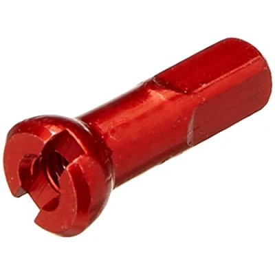 Image of Sapim Polyax Alloy 14 Gauge Spoke Nipples, 14mm, Red